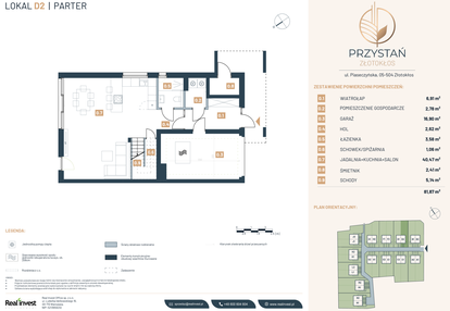 Mieszkanie w inwestycji: Przystań Złotokłos