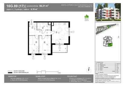 Mieszkanie w inwestycji: Zielone Zamienie X