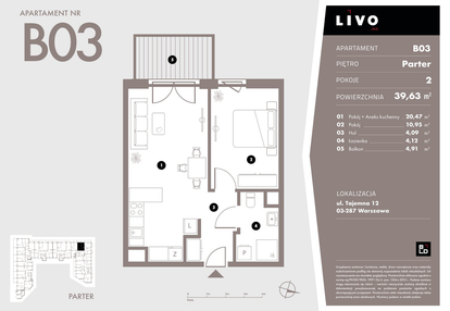 Mieszkanie w inwestycji: Livo