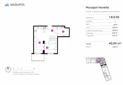 Mieszkanie w inwestycji: Murapol Havelia