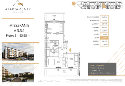 Mieszkanie w inwestycji: Apartamenty Nowe Miasto