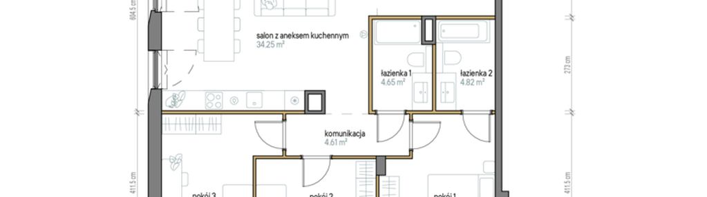 Mieszkanie w inwestycji: Kopernika 71