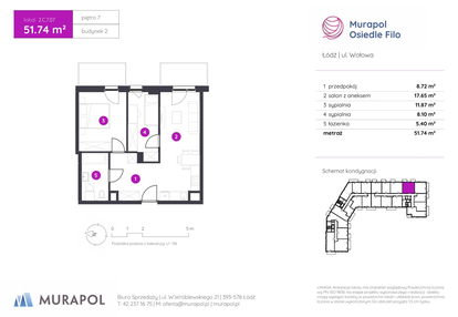 Mieszkanie w inwestycji: Murapol Osiedle Filo etap II
