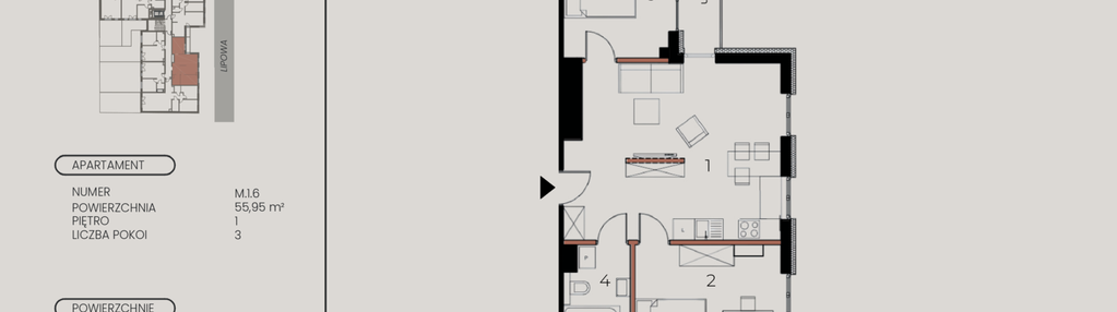 Mieszkanie w inwestycji: Lipowa 43