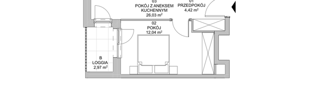 Mieszkanie w inwestycji: Francuska Park VIIIB