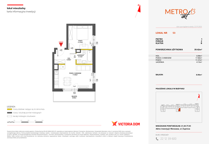 Mieszkanie w inwestycji: Metro Art 13