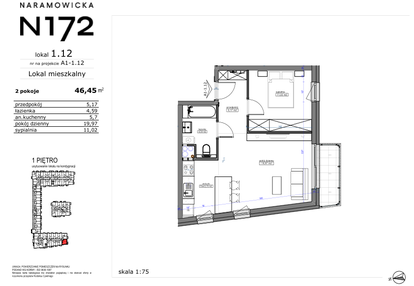 Mieszkanie w inwestycji: Naramowicka 172
