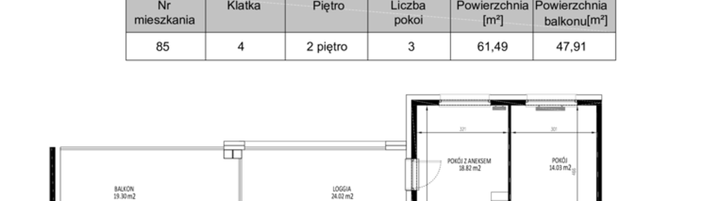 Mieszkanie w inwestycji: Krakowskie Tarasy etap V