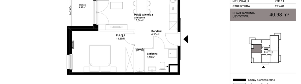 Mieszkanie w inwestycji: Strzeszyńska 77