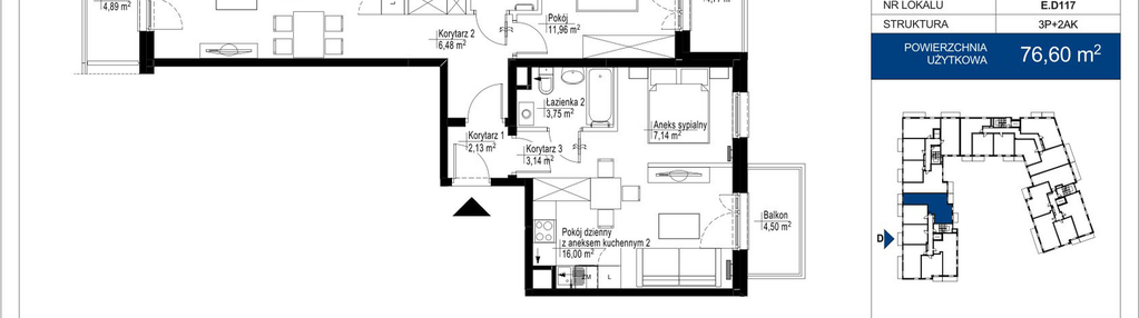 Mieszkanie w inwestycji: Wieruszowska E