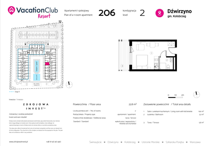 Mieszkanie w inwestycji: VacationClub Resort