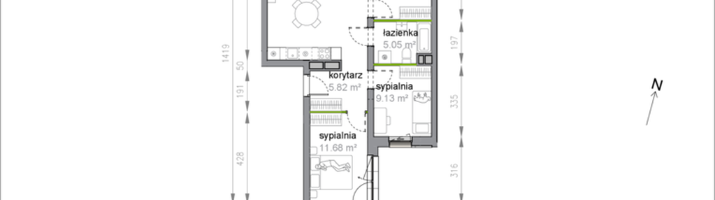 Mieszkanie w inwestycji: Przy Parku Vita