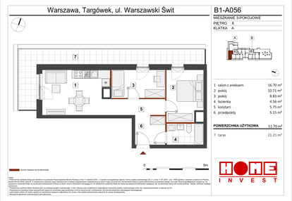 Mieszkanie w inwestycji: Warszawski Świt etap VIII