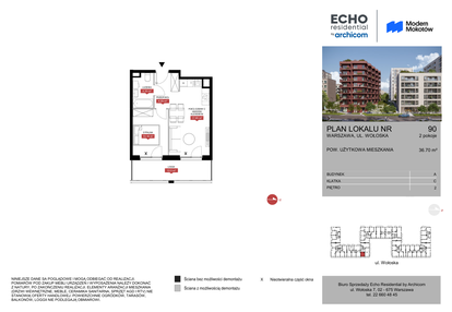 Mieszkanie w inwestycji: Modern Mokotów