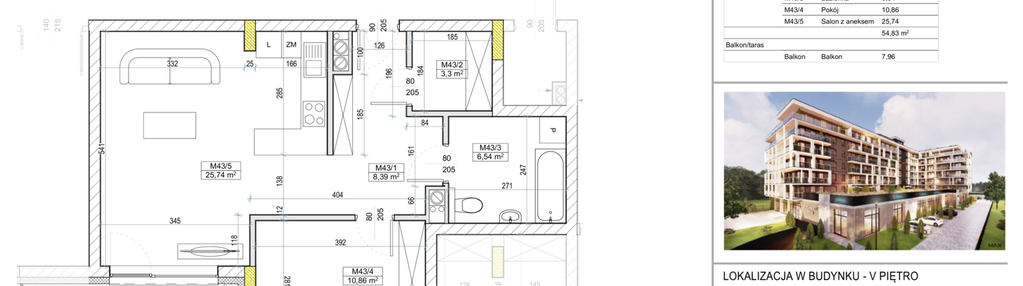 Mieszkanie w inwestycji: Apartamenty Widok Włoszczowa