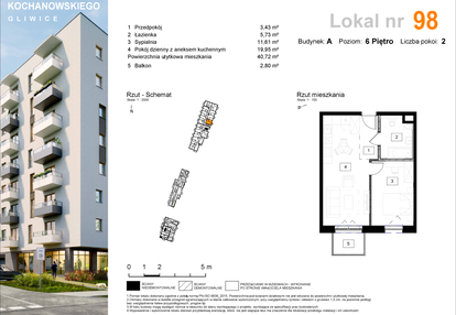 Mieszkanie w inwestycji: Osiedle Kochanowskiego - Gliwice