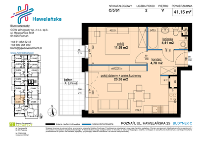 Mieszkanie w inwestycji: Osiedle Hawelańska etap III