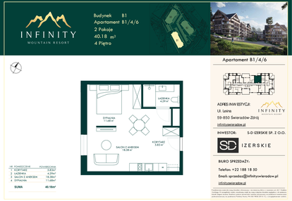 Mieszkanie w inwestycji: Infinity Mountain Resort etap 2