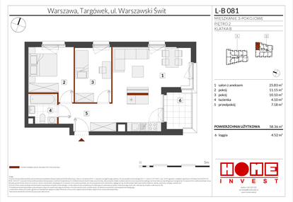 Mieszkanie w inwestycji: Warszawski Świt etap XII