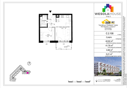 Mieszkanie w inwestycji: Wesoła House Etap II