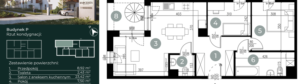 Mieszkanie w inwestycji: Korczaka Apartamenty