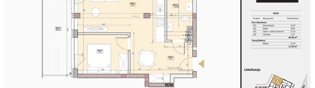Mieszkanie w inwestycji: Przystań na Klifie