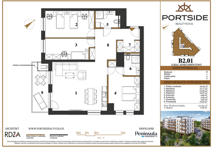 Mieszkanie w inwestycji: Portside Bałtycka