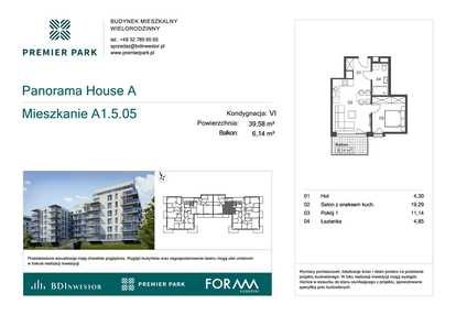 Mieszkanie w inwestycji: Premier Park II