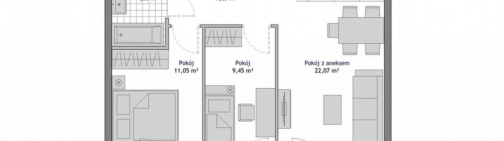 Mieszkanie w inwestycji: Nowa Dąbrowa
