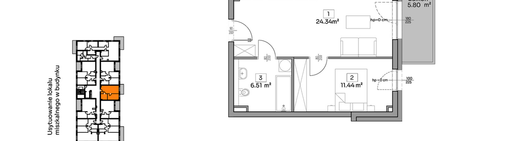 Mieszkanie w inwestycji: Och!Widzew