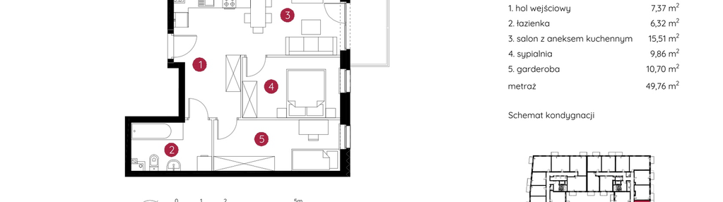 Mieszkanie w inwestycji: Murapol Ergo