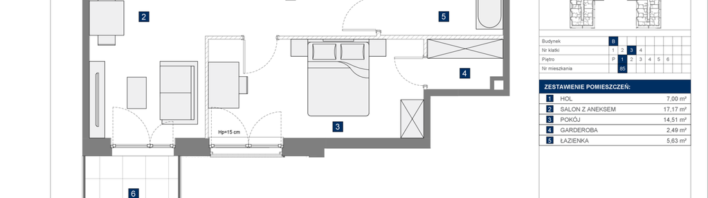 Mieszkanie w inwestycji: Osiedle przy Wielickiej etap 1.2