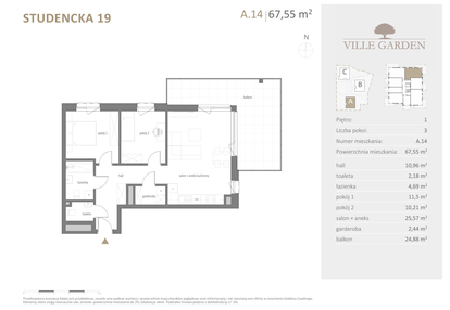 Mieszkanie w inwestycji: Ville Garden