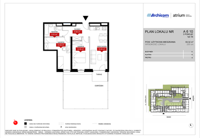 Mieszkanie w inwestycji: Atrium - Nowy Szczepin