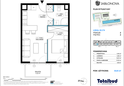Mieszkanie w inwestycji: Jabłonova