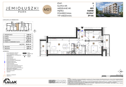 Mieszkanie w inwestycji: Jemiołuszki Park etap 2