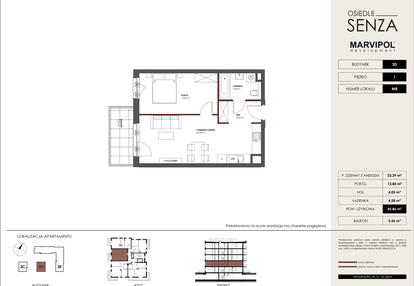 Mieszkanie w inwestycji: Osiedle Senza