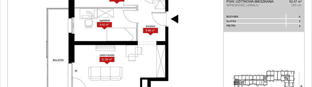 Mieszkanie w inwestycji: Atrium - Nowy Szczepin