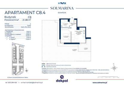 Mieszkanie w inwestycji: Sol Marina etap III