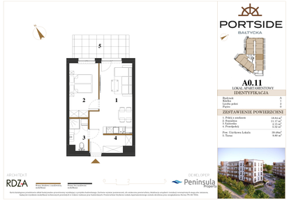 Mieszkanie w inwestycji: Portside Bałtycka