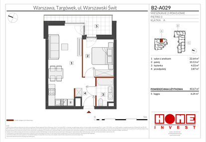 Mieszkanie w inwestycji: Warszawski Świt etap IX