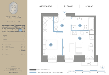 Mieszkanie w inwestycji: Oficyna - mieszkania