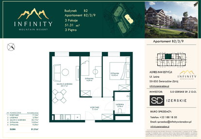 Mieszkanie w inwestycji: Infinity Mountain Resort