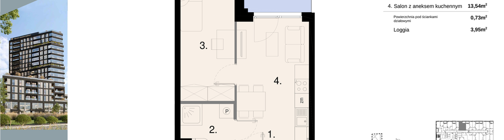 Mieszkanie w inwestycji: Sky Trust etap II - Apartamenty inwestycyjne