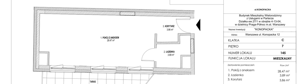 Mieszkanie w inwestycji: Konopacka