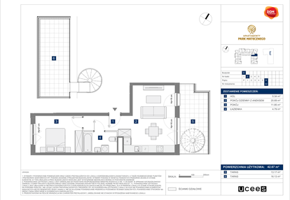 Mieszkanie w inwestycji: Apartamenty Park Matecznego Etap 1