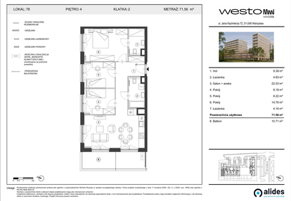 Mieszkanie w inwestycji: Westo Wola