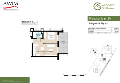 Mieszkanie w inwestycji: Wzgórze Gustawa