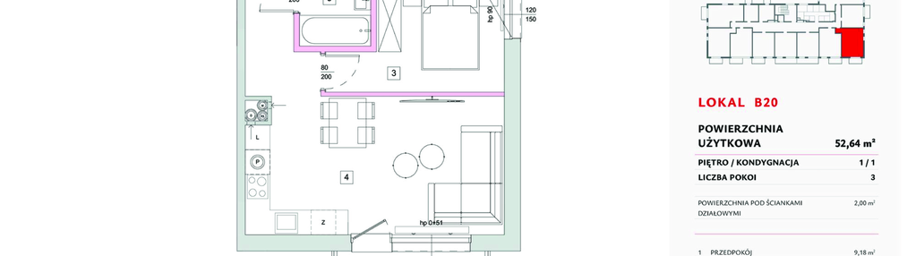 Mieszkanie w inwestycji: Dobka