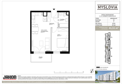 Mieszkanie w inwestycji: Myslovia